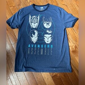 Marvel Avengers Assemble Navy T-Shirt, Size XL